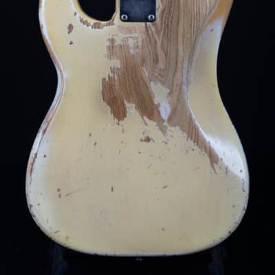 1963 Fender Precision Bass with Rosewood Fretboard - Blonde image 6