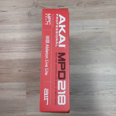 AKAI MPD218 Midi Pad Controller - Black & Red w/ original box, Manual & USB Cable SN# 694318016930 (USED) image 4