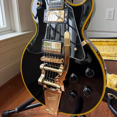 2025 Epiphone Joe Bonamassa ‘59 Les Paul Custom Bigsby - Antique Ebony image 2