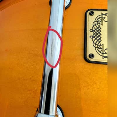 Pearl Masters Series Symphonic Custom Snare Drum 14" x 6.5" Made in Taiwan 10 Lug Dennis Chambers Style Throw Off image 11