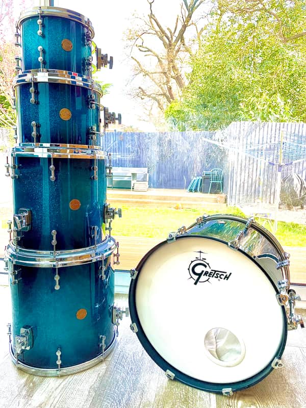 Gretsch New Classic Maple 2010 Ocean Sparkle Burst image 1