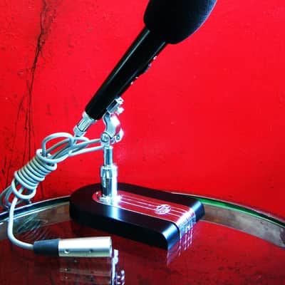Vintage 1950's Aiwa DM-8 dynamic omni-directional Microphone Hi Z w accessories Calrad Olson Lafayette # 4 image 5