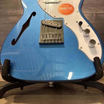 Squier Affinity Series Telecaster Thinline - Lake Placid Blue image 4