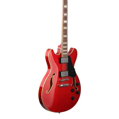 Ibanez Artcore AS7312 Semi-Hollowbody Guitar Trans Cherry Red image 8