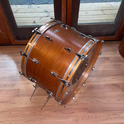 Vintage 1970's Slingerland 3 Ply Maple Drum Kit - Huge Set w/ Tom Stands! image 3