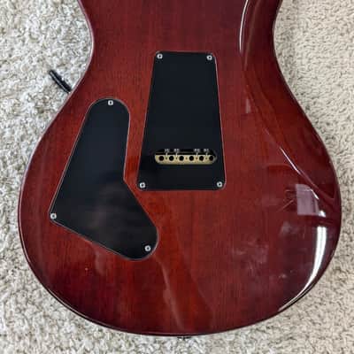 PRS - Paul Reed Smith Custom 24 Fire Red Elec. Guitar - 10 Top in Hardshell Case image 5