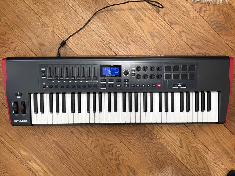 Novation Impulse 61 MIDI Keyboard Controller 2011 - Present - Gray image 1