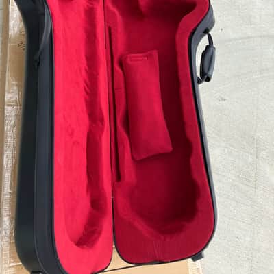 Contoured Baritone Sax case with wheels - Jinyin JYBS-SJB10 image 9
