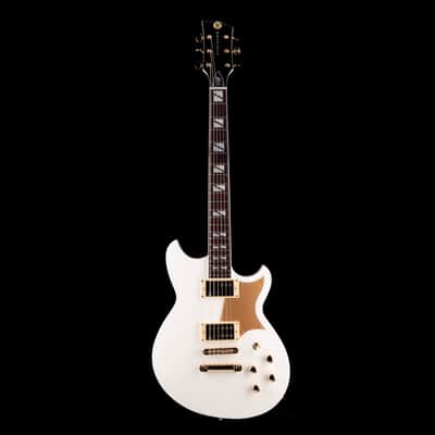 Reverend Kyle Shutt Signature 2 Ice White Electric Guitar with Case image 2