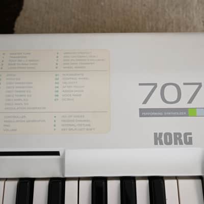 Korg 707 White ***Ultra Rare*** image 6