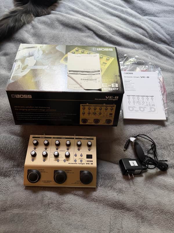 Boss VE-8 Acoustic Singer Guitar and Voice Effects Pedal 2017 image 1