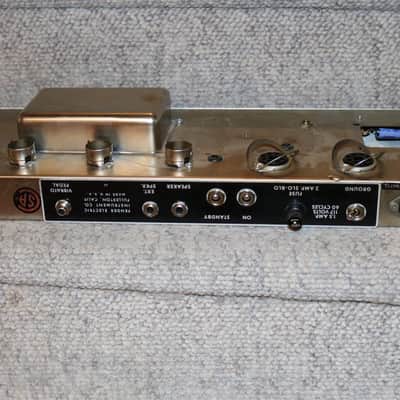 Vintage 1965 Fender Blackface Tremolux Tube Amp Chassis Project image 12