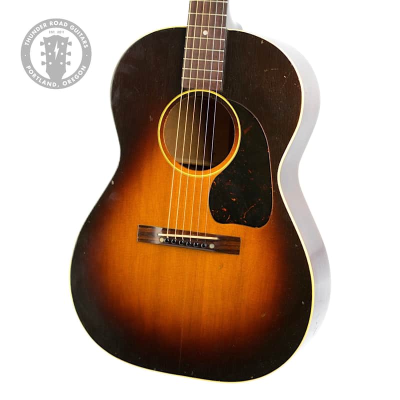 1946 Gibson LG-2 Sunburst w/Brazilian Rosewood Fingerboard & Bridge #NSN image 1