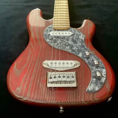 JD Guitars 2022 Couchcaster Red /Silver image 3