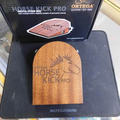 Ortega Horse Kick Pro Digital Percussion Stomp Box with 5 Samples 2010s - Dark Brown image 5