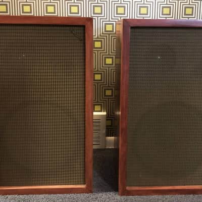 PAIR OF 1963 Wharfedale W60 Floor Speakers image 1