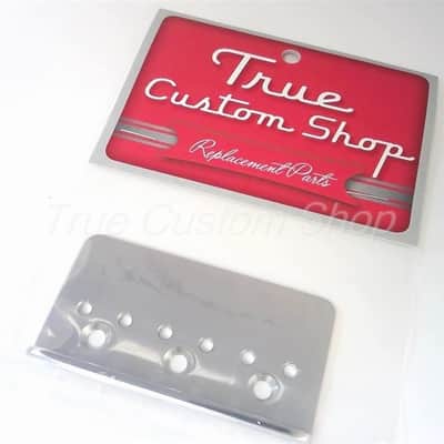 True Custom Shop® Chrome Fender® Mexican Standard Stratocaster 2-3/16" Hardtail Bridge Plate image 2