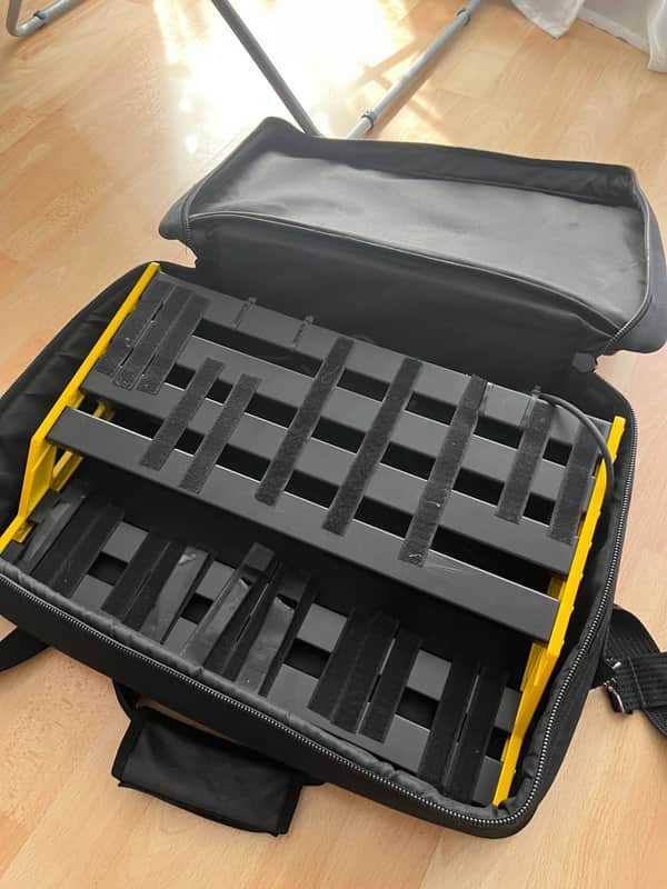 NuX NPB-L Bumblebee Large Pedal Board with Soft Case 2010s - Black / Yellow image 1