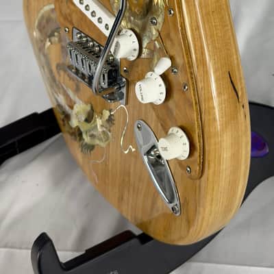 Antonio Tsai Strat Style Electric Guitar Body Loaded - Natural image 4