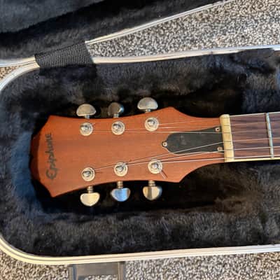 Epiphone Tom DeLonge Signature ES-333 2008 - 2019 - Brown with Cream Stripe image 4