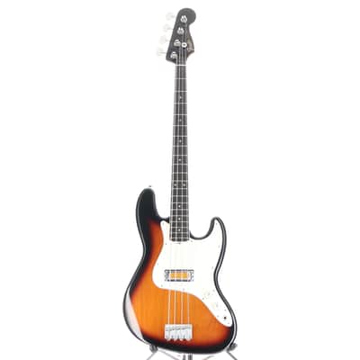 Fender Gold Foil Jazz Bass, Ebony Fingerboard, 2-Color Sunburst (RP) image 5