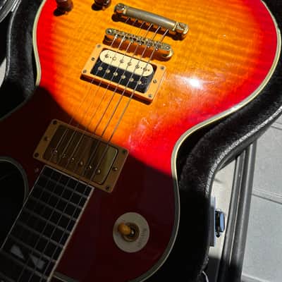 Burny Custom RSC-80 Les Paul Supreme 1980s - Flame Maple Sunburst image 18