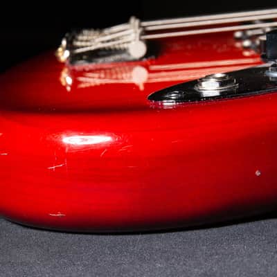 Tokai AJB118 Jazz Bass MIJ Trans Red Burst Ash Lightweight 8lb Made in Japan image 24