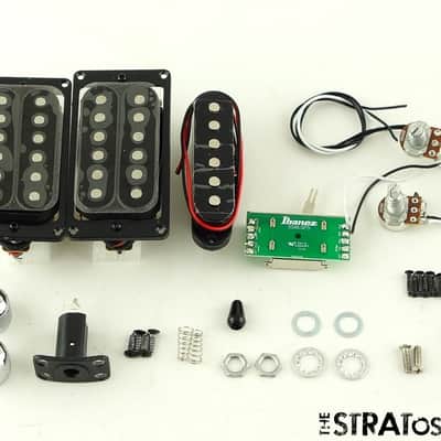 Ibanez GRX70QA Quantum Humbucker HSH PICKUPS POTS KNOBS Ceramic Alnico Black image 1