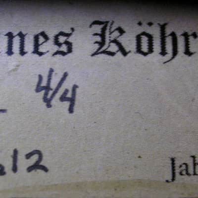 4/4 Johannes Köhr K500L Violin 2005 image 10
