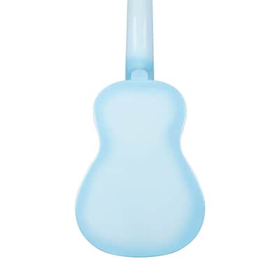 Makala MK-SD Dolphin Series Soprano Ukulele, Light Blue Burst image 4