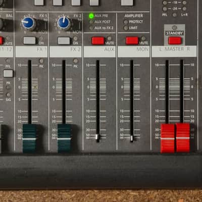 Dynacord PowerMate 600-3 Powered Mixer 2x1000W 6 Mic/Line 2 Stereo Channels image 4