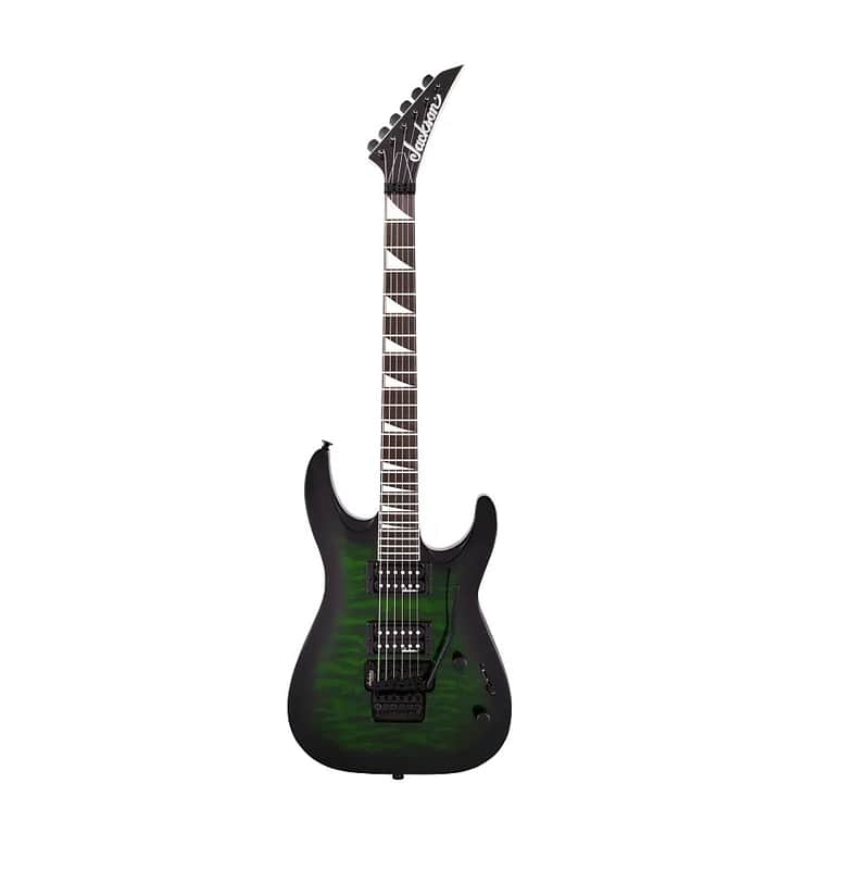 Jackson JS Series Dinky Arch Top JS32Q DKA Guitar Transparent Green Burst image 1