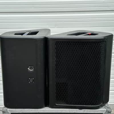 (2) Clair Brothers 12AM 12" Stage Monitor Wedges w/ Port Road Case #143 THS image 2