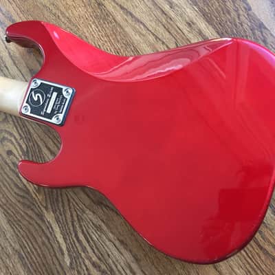 Samick Corsair Mini Bass Candy Apple Red image 3