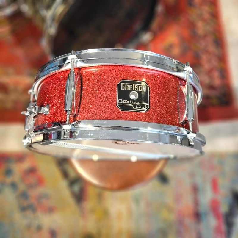 Gretsch Catalina Club 13x5" Snare - Red Sparkle image 1