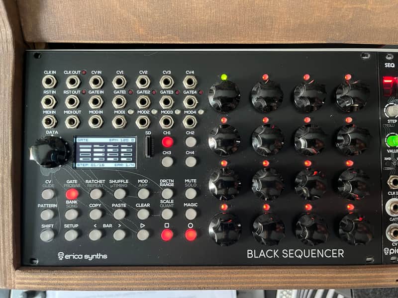Erica Synths Black Sequencer Eurorack Module