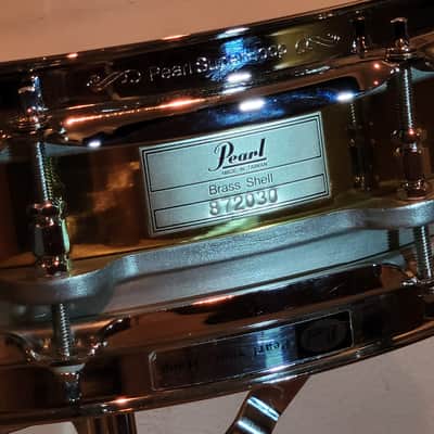 Pearl Free Floating Brass Shell Snare Drum B914-P 1983-1991 (1st Generation) image 8