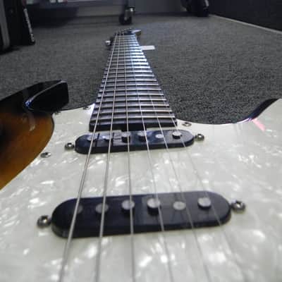Parker P-38 Magnetic/Piezo Hybrid Pickup Solid Body Electric Guitar  2-Color Sunburst image 3