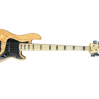 Lakland Skyline Darryl Jones 5 Jazz Natural/Maple/Black Blocks *IN STOCK* image 5