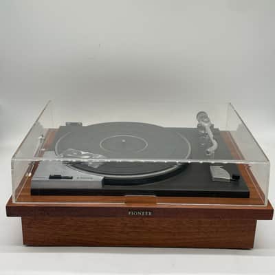 Vintage Pioneer PL-41 Turntable Japan Woodgrain New Belt Excellent Condition image 1