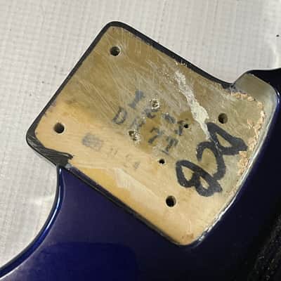 1999 Made in Japan Jackson DR7 Dinky 7 String Purple Guitar Body Floyd Ready image 13
