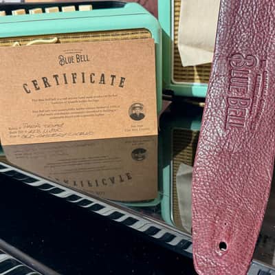 Blue Bell Straps PARIS TEXAS Special Collection EXCLUSIVE for Al’s Music Factory  OLD CHERRY CIERVO image 12