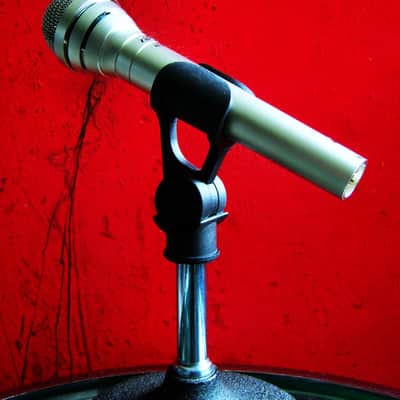 Vintage 1970's AKG D310 dynamic cardioid microphone Low Z w accessories # 1 D190E D1000E D330BT image 12