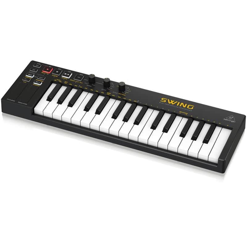 Behringer SWING 32-Key USB MIDI Controller Keyboard / Sequencer 2021 - Present - Black image 1