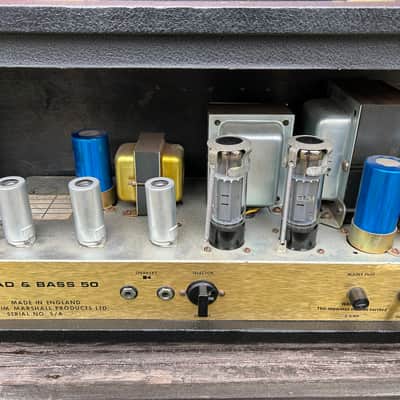 Marshall JMP 1964 Lead & Bass 2-Channel 50-Watt Guitar / Bass Amp Head 1975 image 9