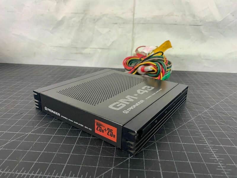 PIONEER GM-43A old school car amplifier 30WX2 RARE AMP GM43A | Reverb