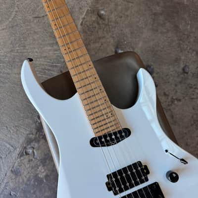 Balaguer Diablo Retro 27-Fret - Select Series - Gloss Solid White (Floyd Rose) image 2