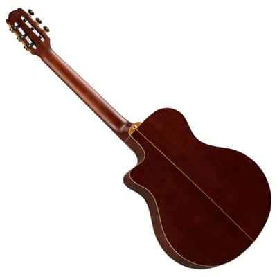 Yamaha NTX3 Thinline Nylon Acoustic Electric Guitar - Natural image 3
