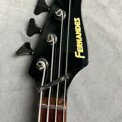 Fernandes PJ Bass FRB-55 1990’s Black 32” scale image 8