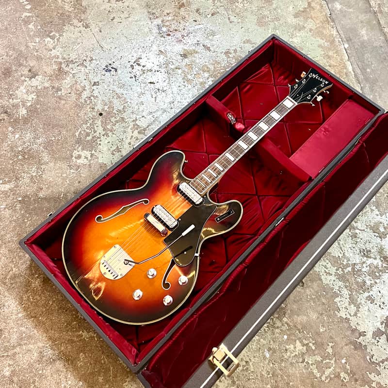 Welson DS-2T Hollowbody electric guitar 1960's - Sunburst vox EKO
